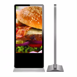 Pantalla Publicitaria Vertical de Piso con Android o Windows – Resolución 2K/4K (43" a 98")