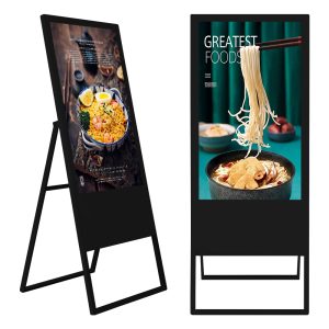 Pantalla Publicitaria Forma A 32"-50" | Android | Ultraportátil | Touch/No Touch | Incluye Software